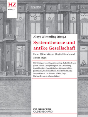 cover image of Systemtheorie und antike Gesellschaft
